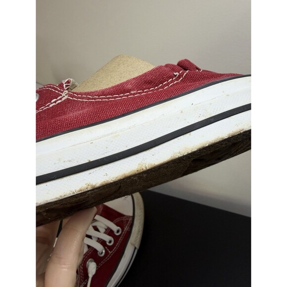 Converse Chuck Taylor All Star Shoreline slip-on sneakers Women’s 7.5 Maroon - Picture 16 of 16